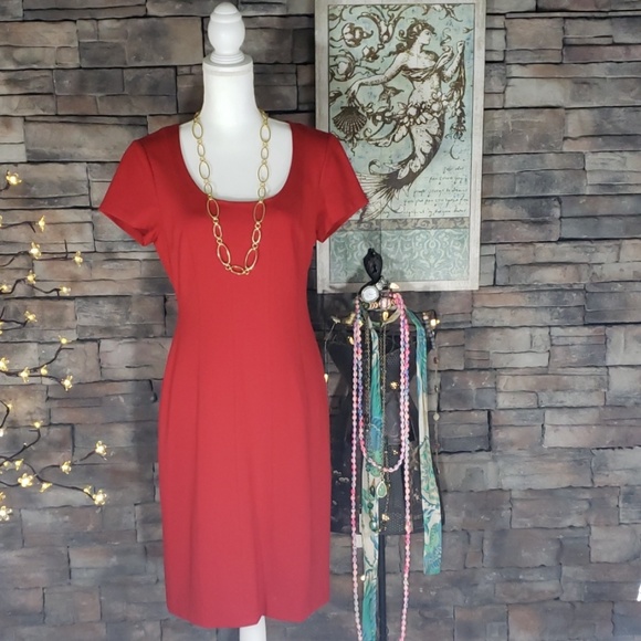 Brooks Brothers Dresses & Skirts - 💃SALE*Gorgeous Red Sheath Dress Brooks Brothers